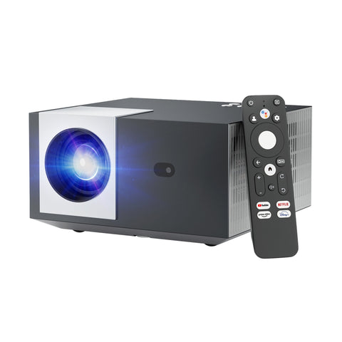 Devanti Video Project 4K 1080P Official Google TV 5G Wifi Home Cinema - SuperSaverAU - view 1
