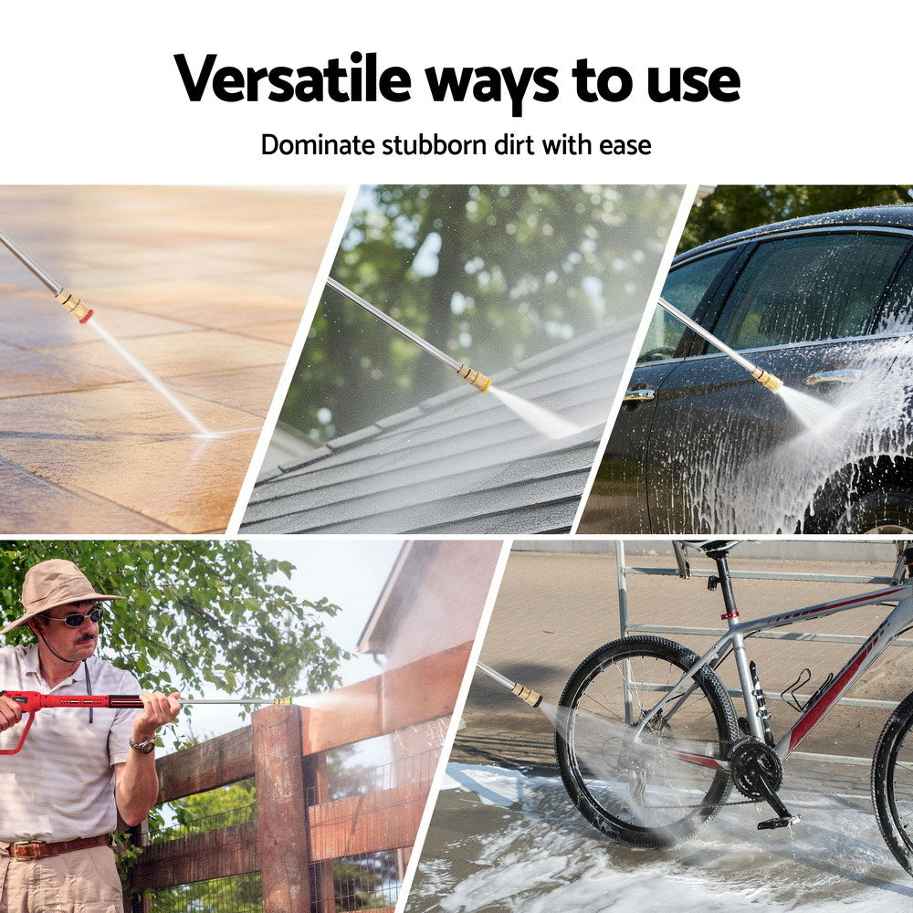 Giantz High Pressure Washer Gun 4000 PSI 3 GPM with 5 Nozzles Red - SuperSaverAU - view 5