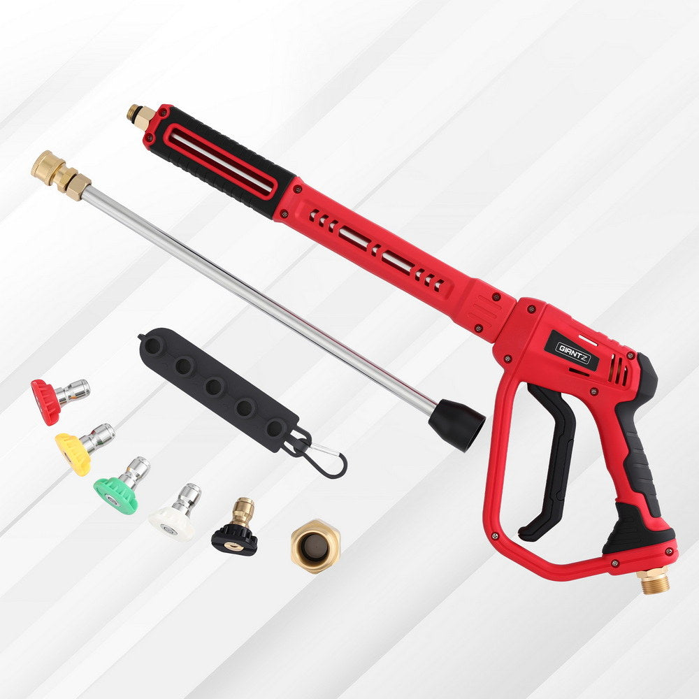 Giantz High Pressure Washer Gun 4000 PSI 3 GPM with 5 Nozzles Red - SuperSaverAU - view 7