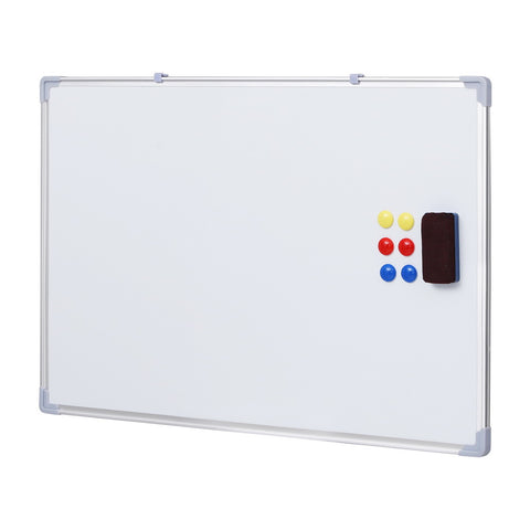 Premium 60x90cm Magnetic Whiteboard Erase Board with Marker Eraser Tray