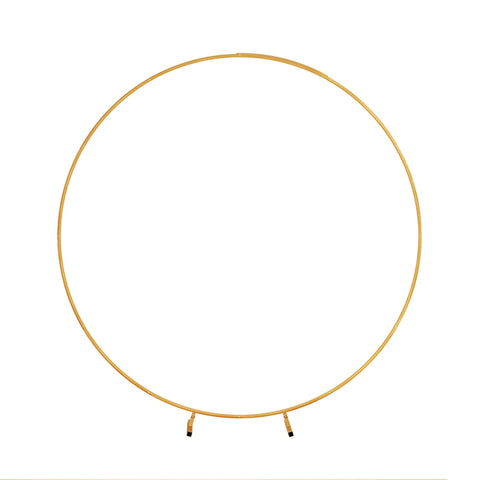 2M Round Backdrop Stand Wedding Background Decoration Party Flower Balloon Display - SuperSaverAU - view 1