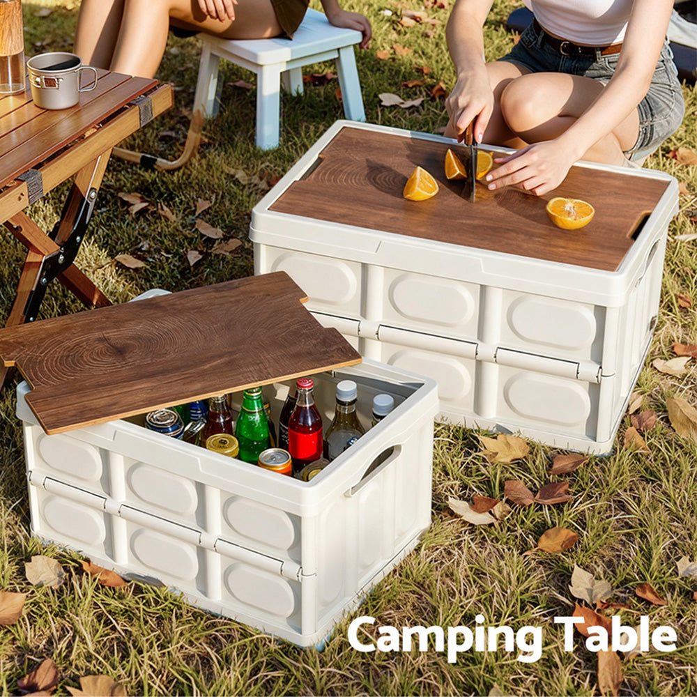 Gardeon 50L Collapsible Outdoor Storage Box - SuperSaverAU - view 6