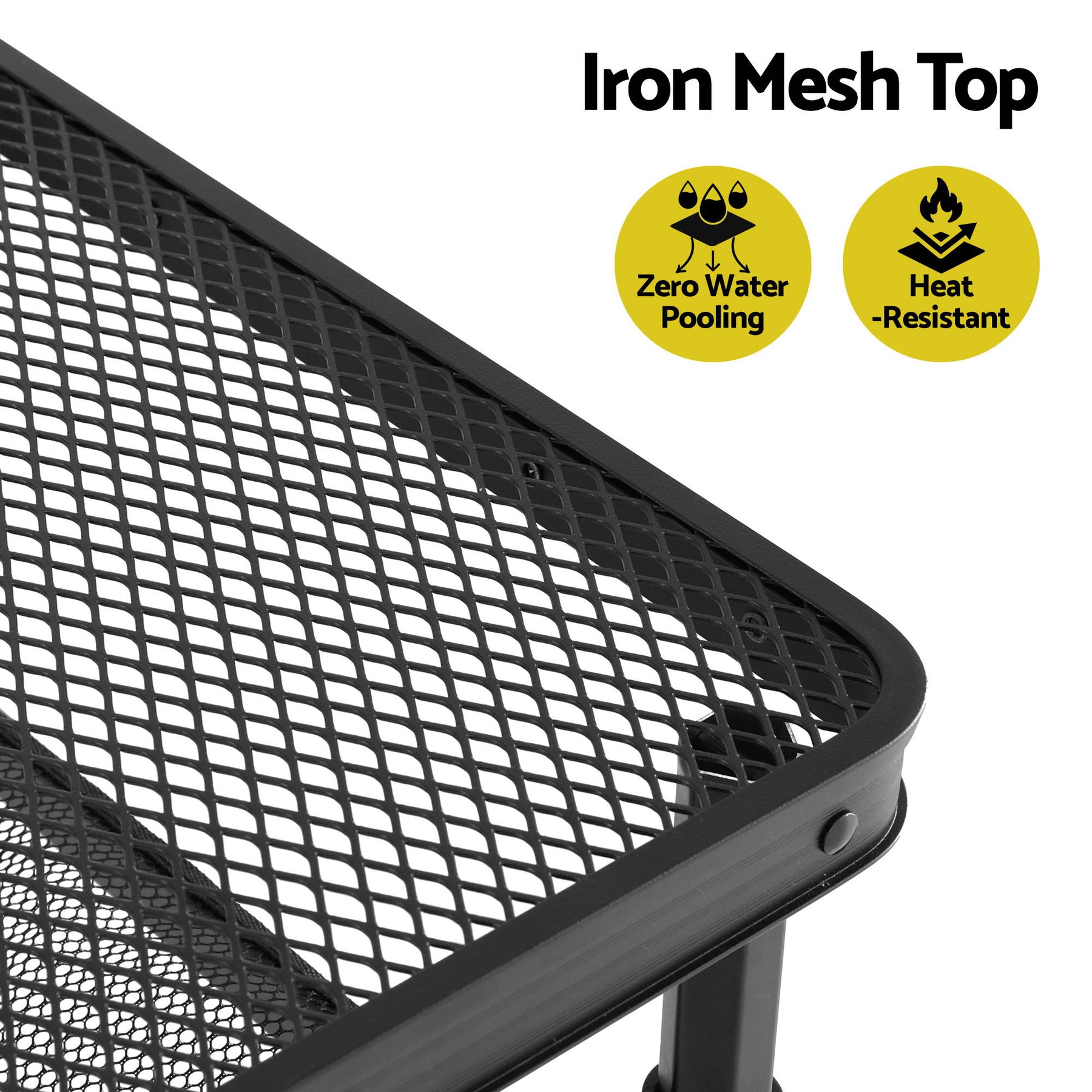 Gardeon BBQ Camp Table, 90*60*66 Portable Foldable Lightweight Grill Outdoor Metal Table 3.9kg - SuperSaverAU - view 7