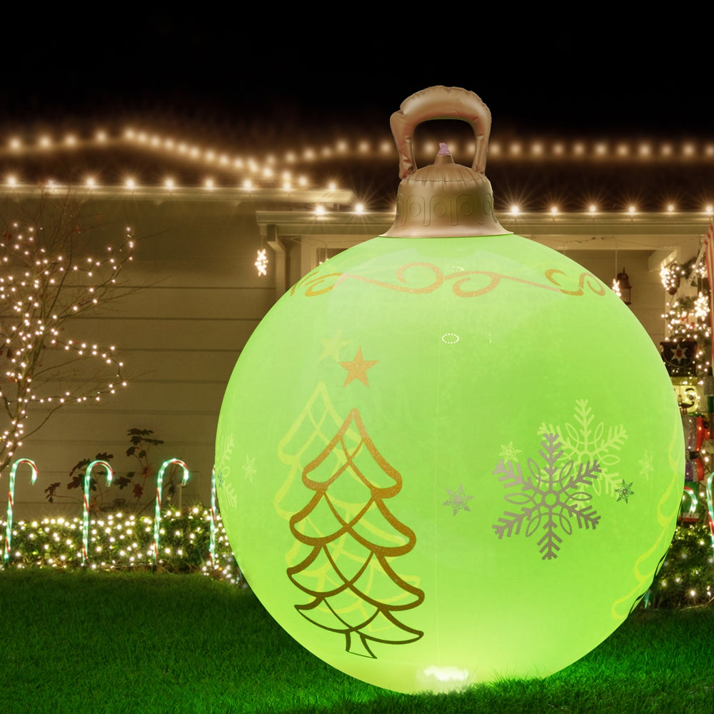 Jingle Jollys Christmas Inflatable Ball 60cm Led Illuminated Xmas Decoration - SuperSaverAU - view 7
