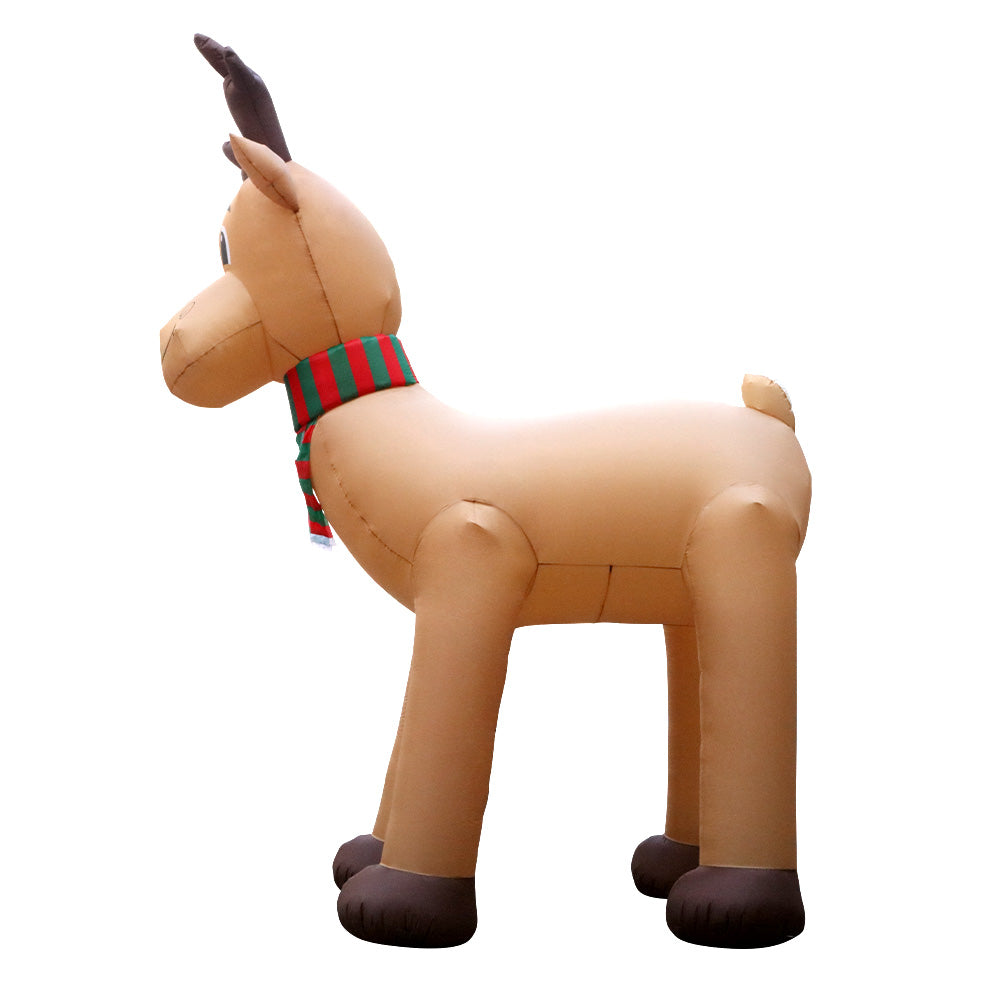 Jingle Jollys Christmas Inflatable Reindeer 5M Illuminated Decorations - SuperSaverAU - view 4