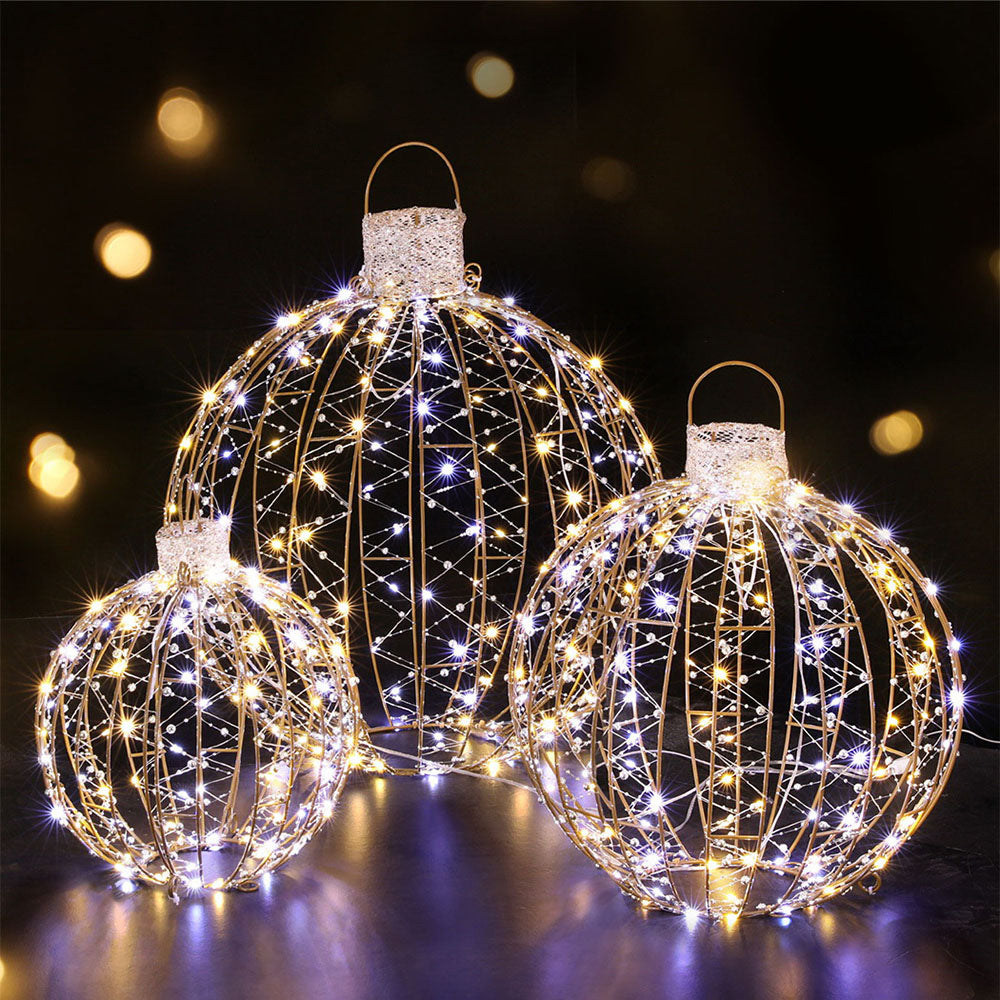 3 PCS Christmas Lights 360 LED Fairy Light Ball Decorations Jingle Jollys - SuperSaverAU - view 7