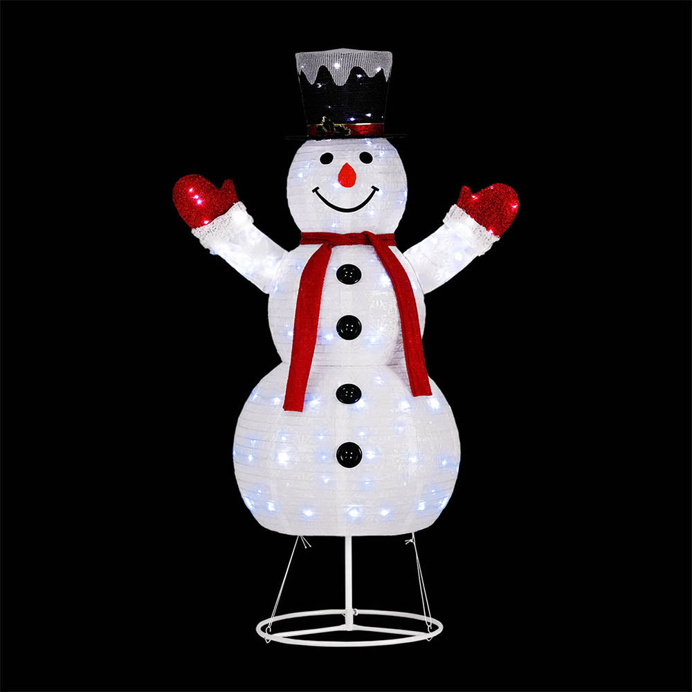1.7M Christmas Lights 200 LED Fairy Light Snowman Decorations Jingle Jollys - SuperSaverAU - view 1