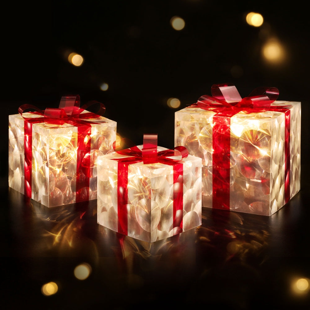 3 PCS Christmas Lights 70 LED Fairy Light Gift Box Jingle Jollys - SuperSaverAU - view 7