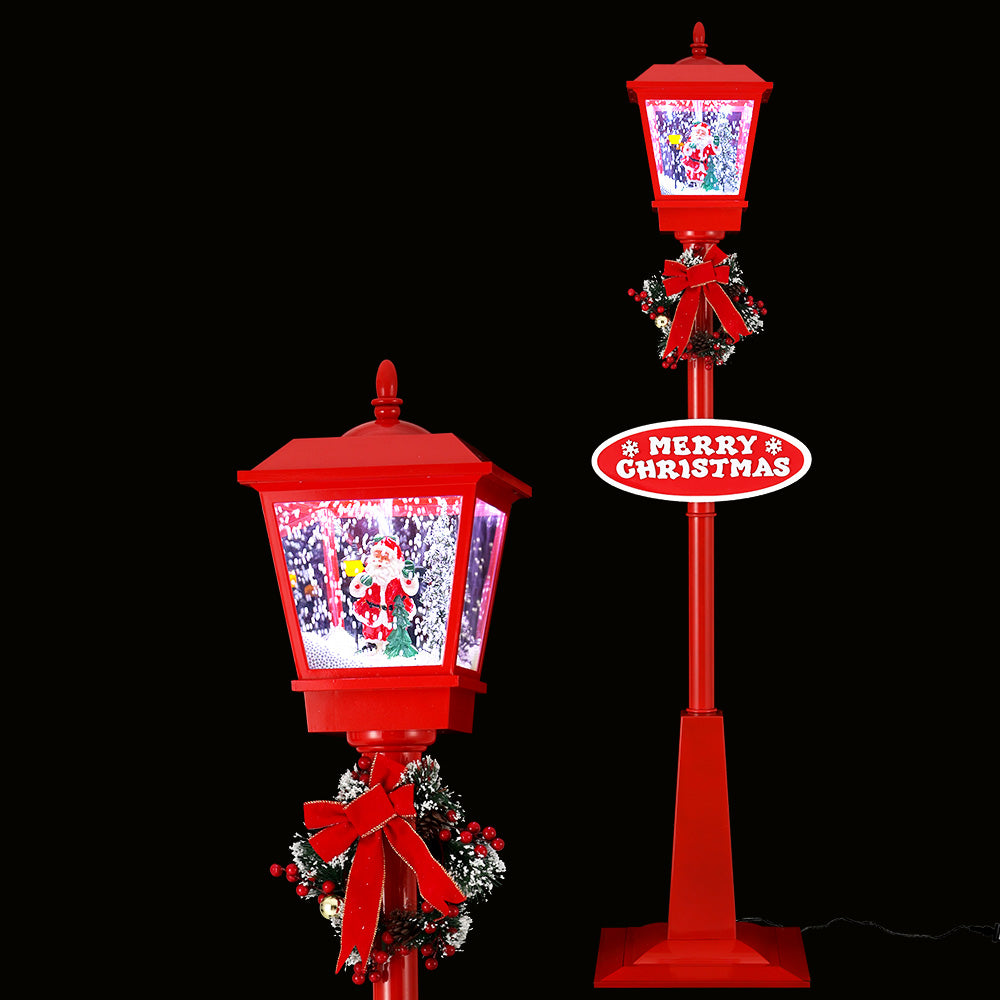 1.8M Christmas Lights Post Lamp LED Outdoor Decorations Jingle Jollys - SuperSaverAU - view 1