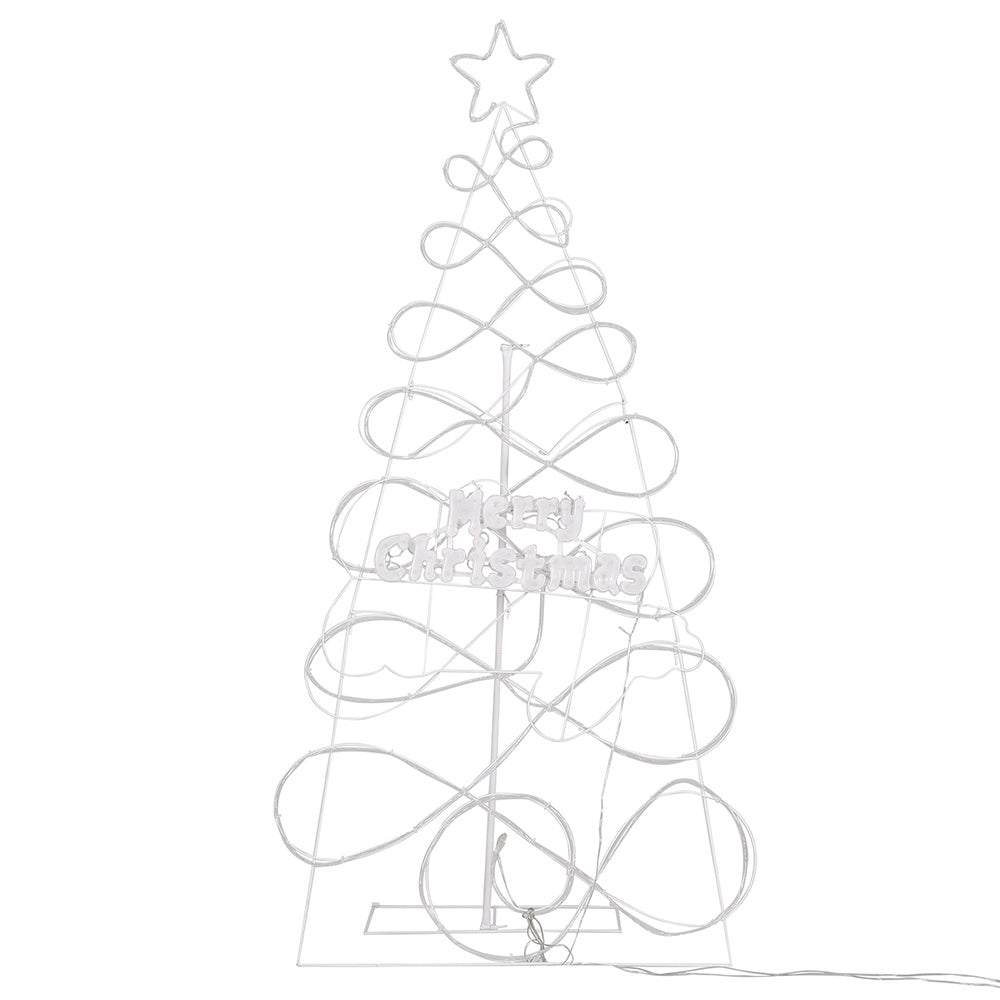 1.7M Christmas Tree 230 LED RGB Motif Lights Jingle Jollys - SuperSaverAU - view 2