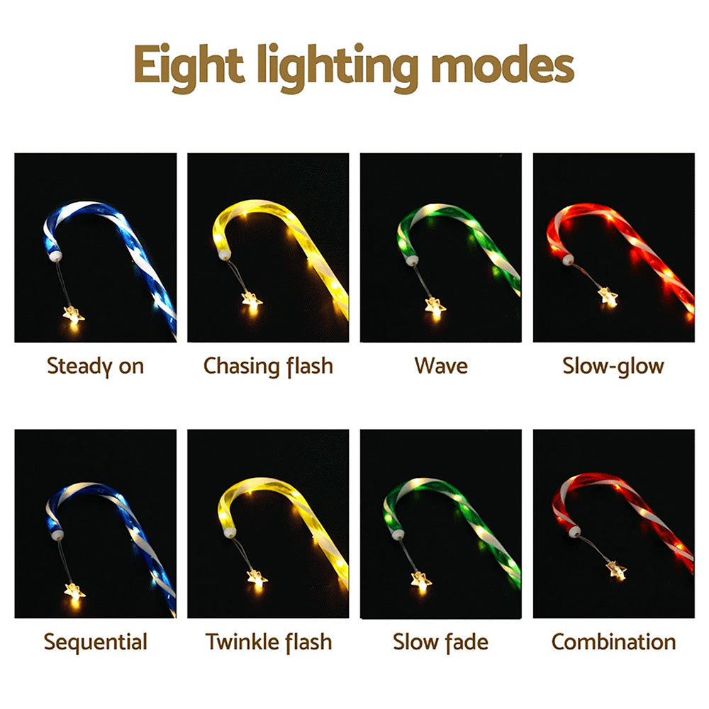 Jingle Jollys 8 PCS Christmas Lights Path Ground Light Garden Decorations 72 LED - SuperSaverAU - view 5