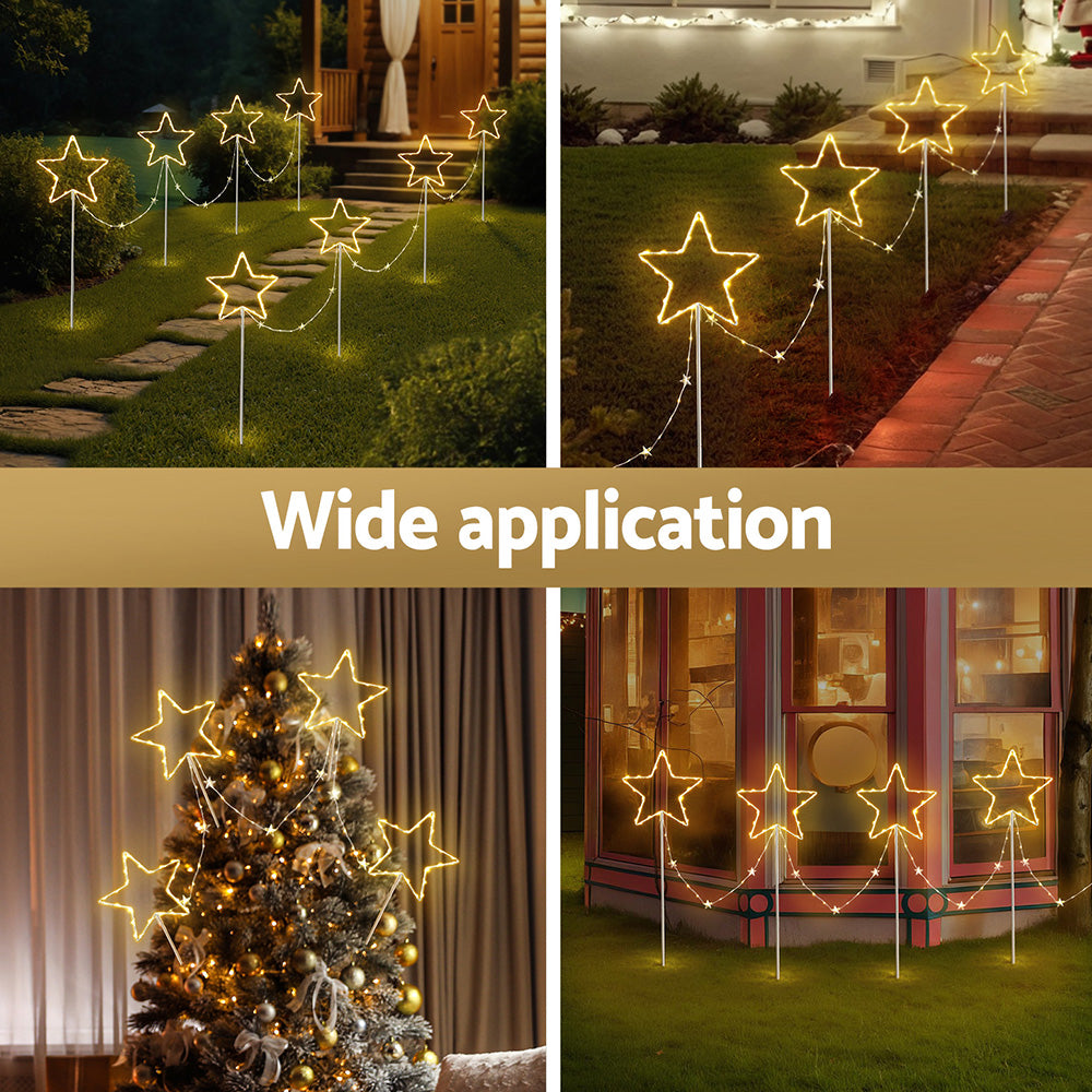 Jingle Jollys 4 PCS Christmas Lights Path Ground Light Garden Decorations 144 LED - SuperSaverAU - view 5