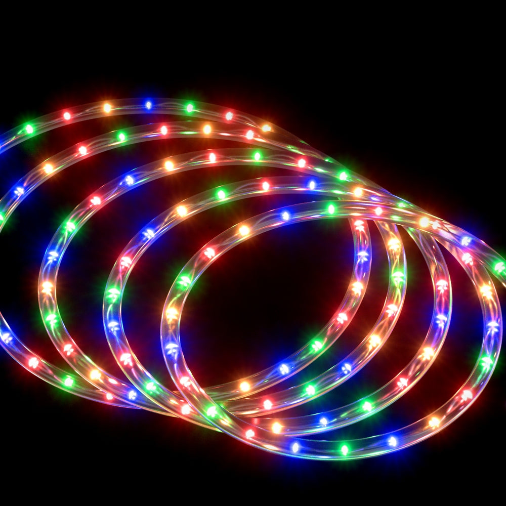 20M Christmas Lights String Rope Light Decorations 600 LED Colorful Jingle Jollys - SuperSaverAU - view 1