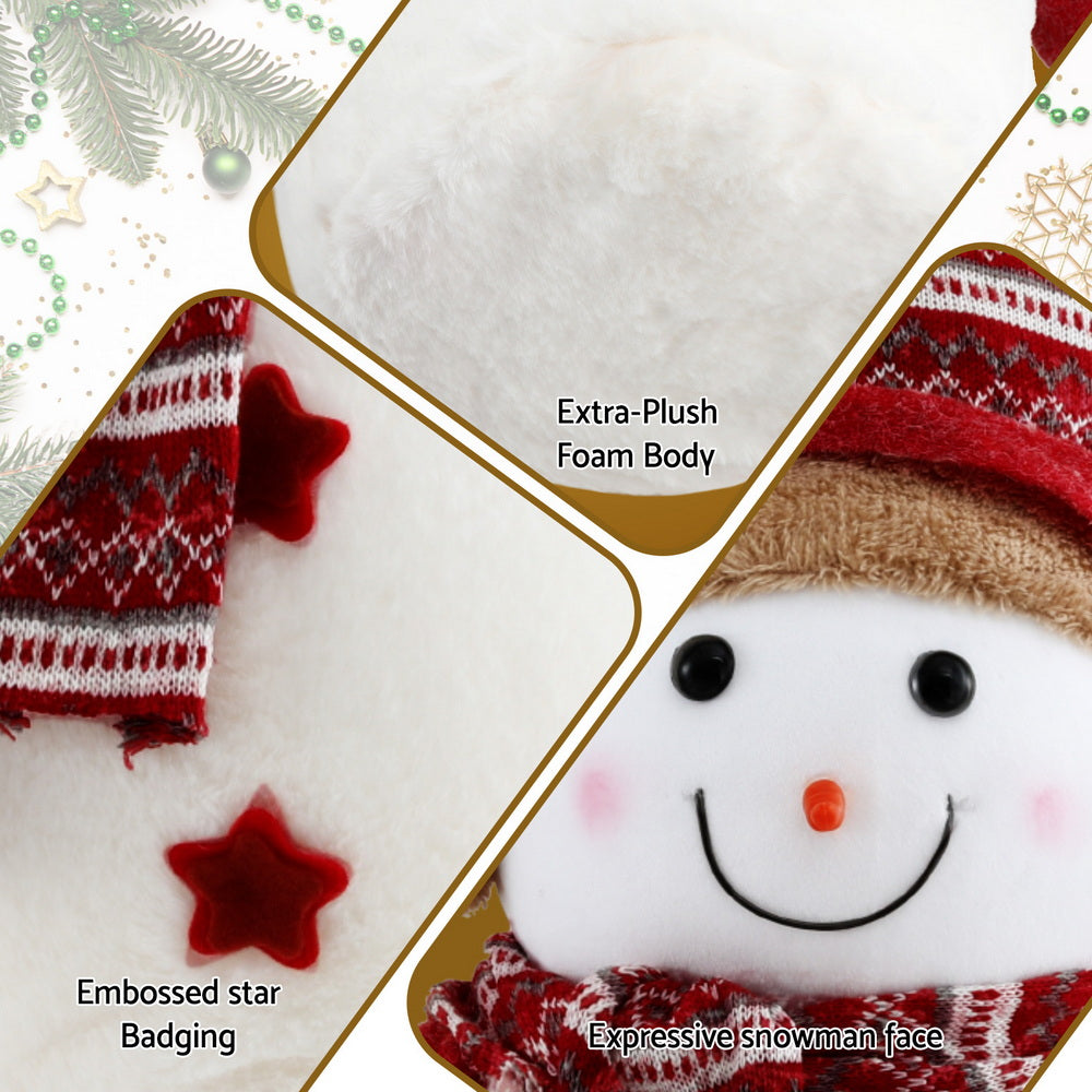 Jingle Jollys Christmas Snowman Handicraft Ornaments Party Decorations 60cm - SuperSaverAU - view 5