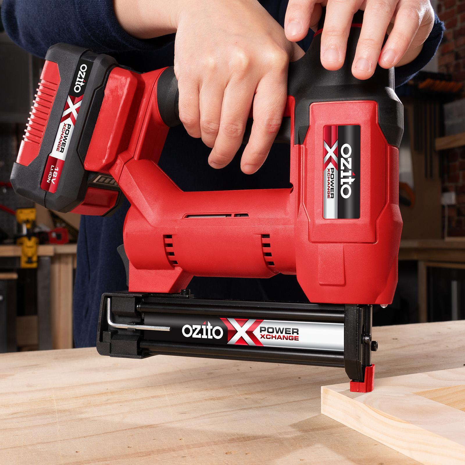 Ozito PXC 18V Cordless 2-in-1 Nail & Staple Gun PXNGS-018 - Skin Only