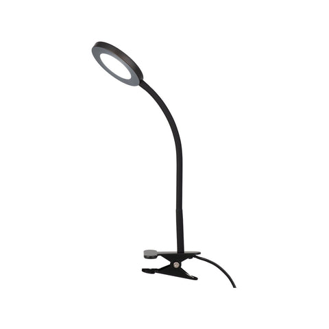Verve Design 6W Dalton Desk Clamp Lamp - 120mm - Black - Flexible Gooseneck - SuperSaverAU - view 1