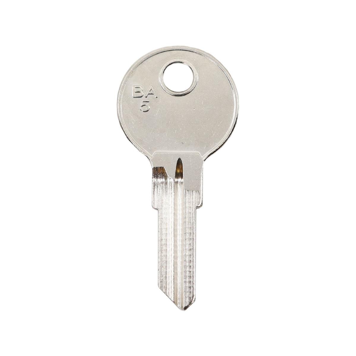 EHI BA5 Silver Blank Key 47mm Nickel Plated Brass