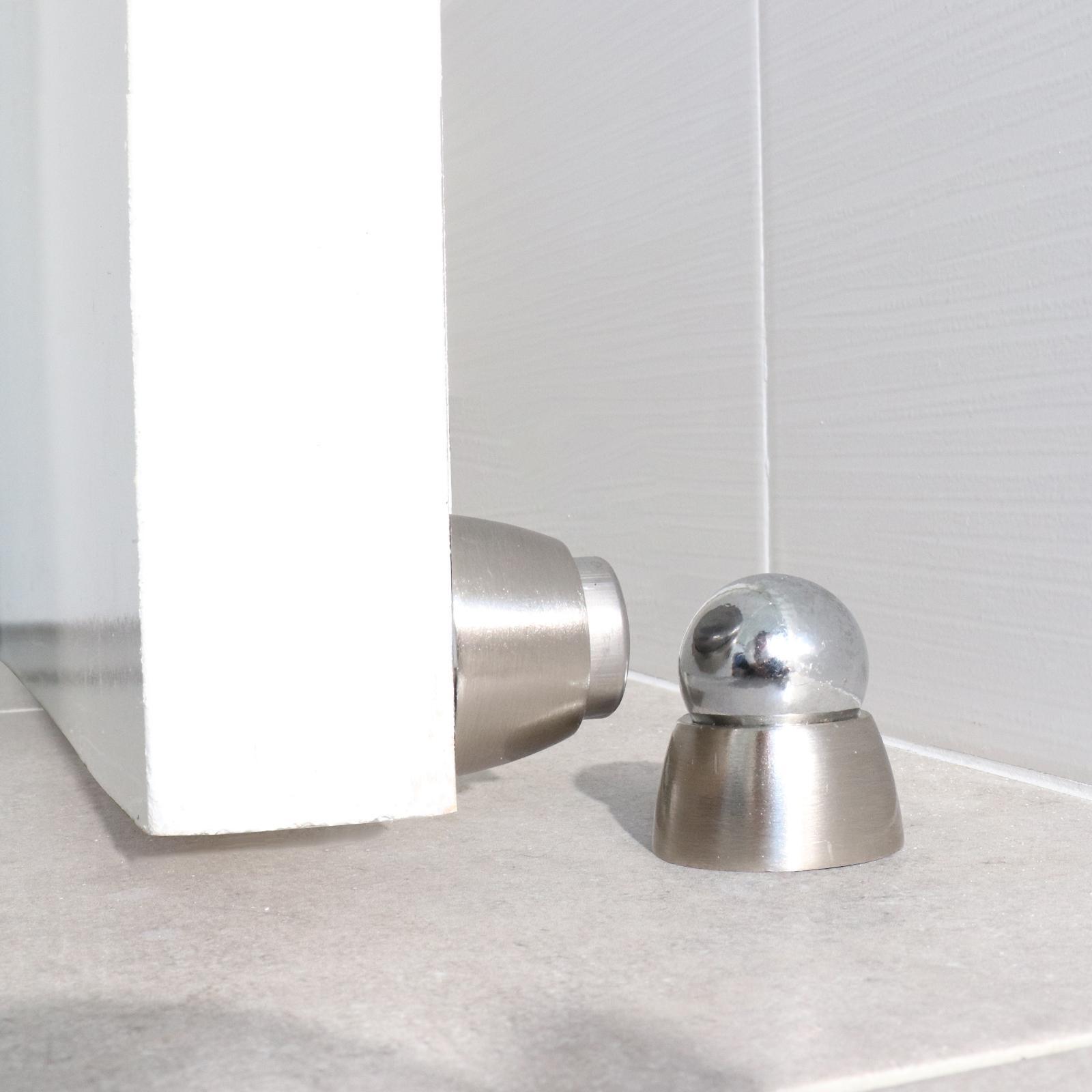 Adoored 55mm Satin Chrome Sphere Door Stop
