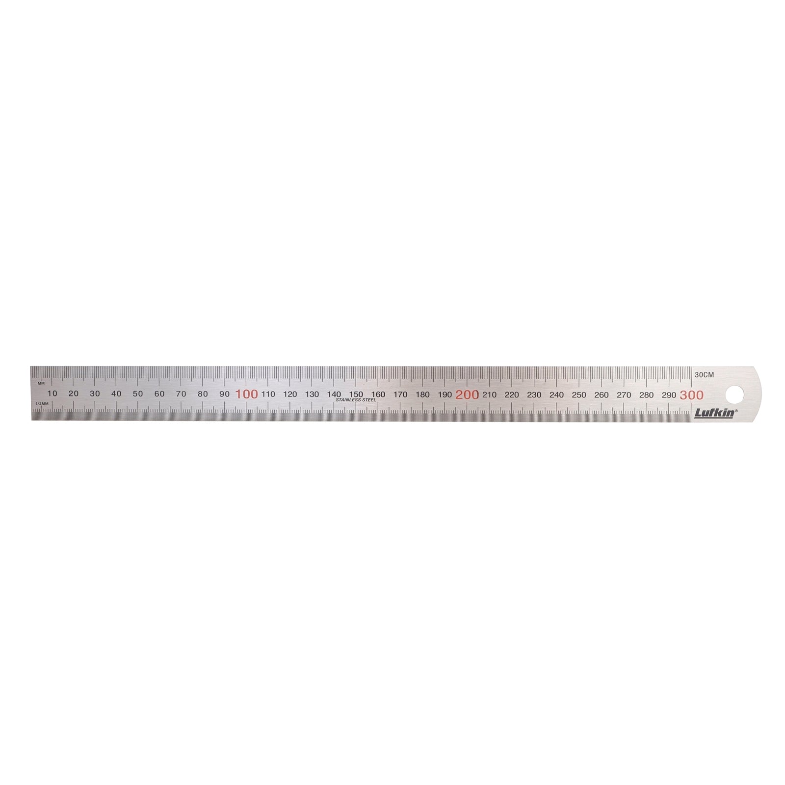 Crescent Lufkin 300mm / 12" Stainless Steel Rule, Metric & Imperial