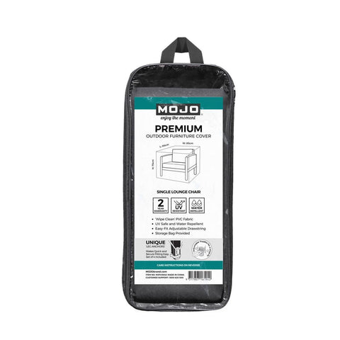 Mojo Single Lounge Chair Cover - Premium Outdoor Protection - 850mm x 750mm x 950mm - SuperSaverAU - view 1