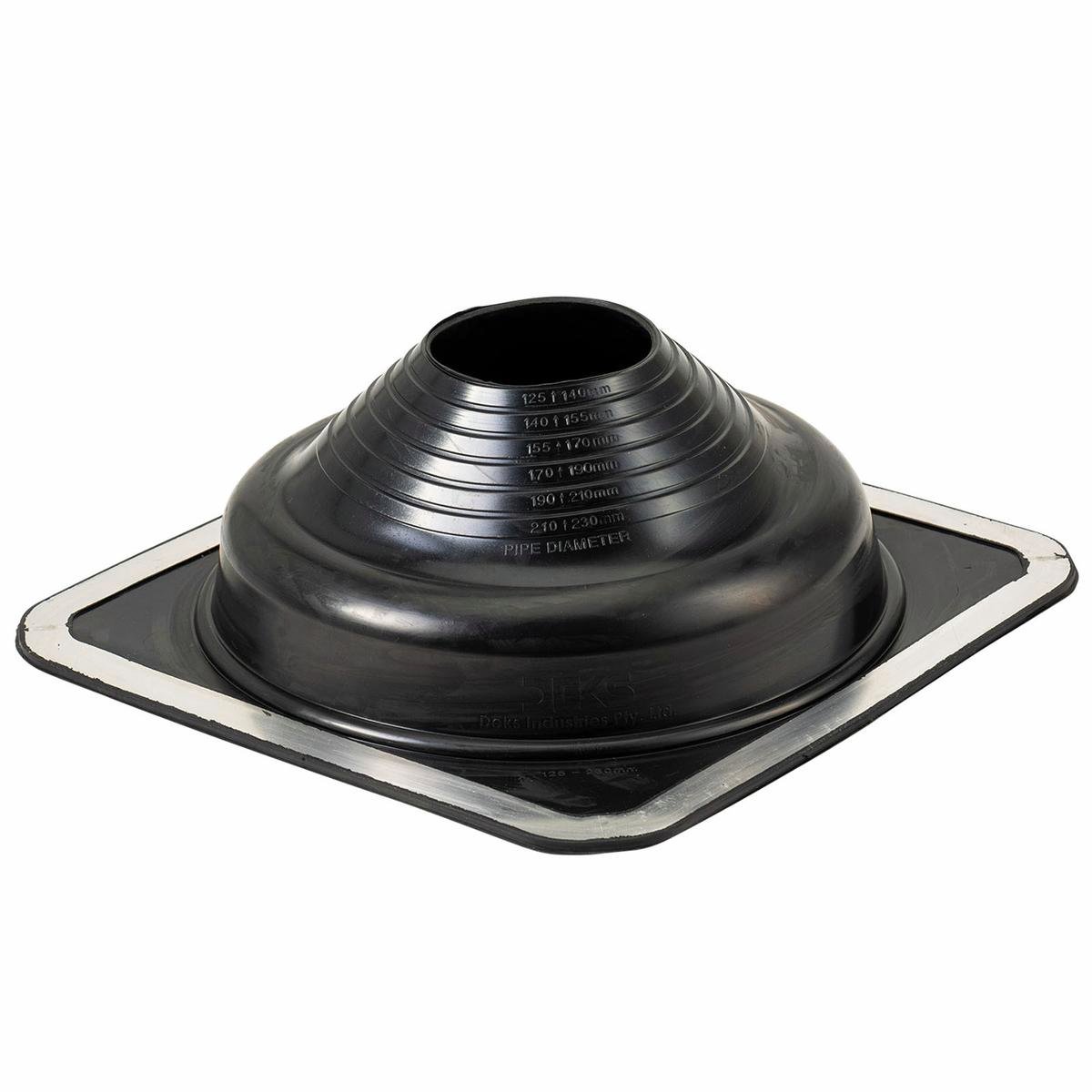 DEKS Dektite Premium Roof Flashing 125-230mm EPDM Black Weather Resistant - SuperSaverAU - view 1