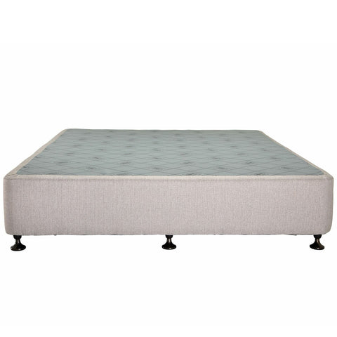 Sealy Long Single Endurance Base - Fossil Fabric, DuraFlex Modules, Made in Australia - 735947