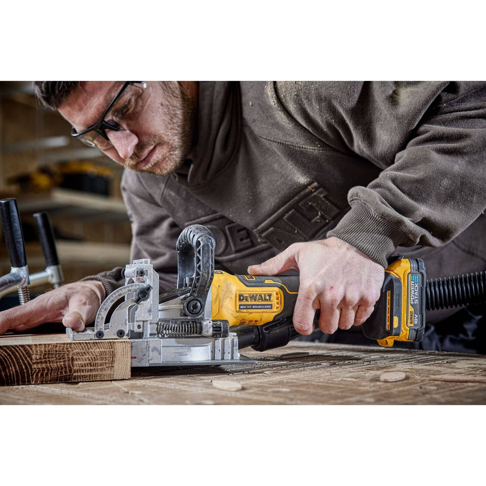 DeWALT 18V XR Brushless Biscuit Jointer DCW682N-XJ Skin Only