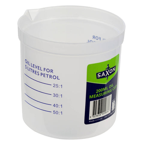 Saxon 200ml Oil Measuring Cup