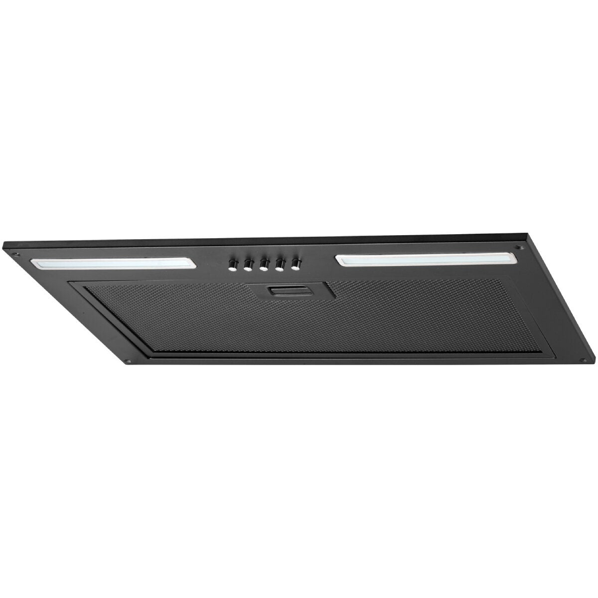 Schweigen Matte Black Undermount Rangehood - 1080m³/h - On-Board Motor - Two Mesh Filters - NAUM-6B
