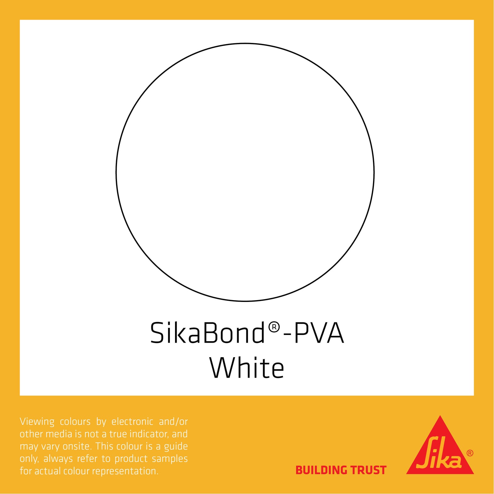 Sika Sikabond PVA Adhesive 5L, Dries Clear, for Timber and Flooring