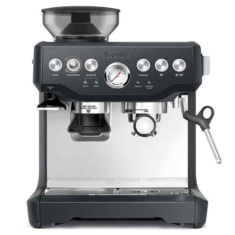 Breville Barista Express Espresso Machine - Built-in Grinder, 16 Grind Settings, Charcoal - BES870CHR2JAN1