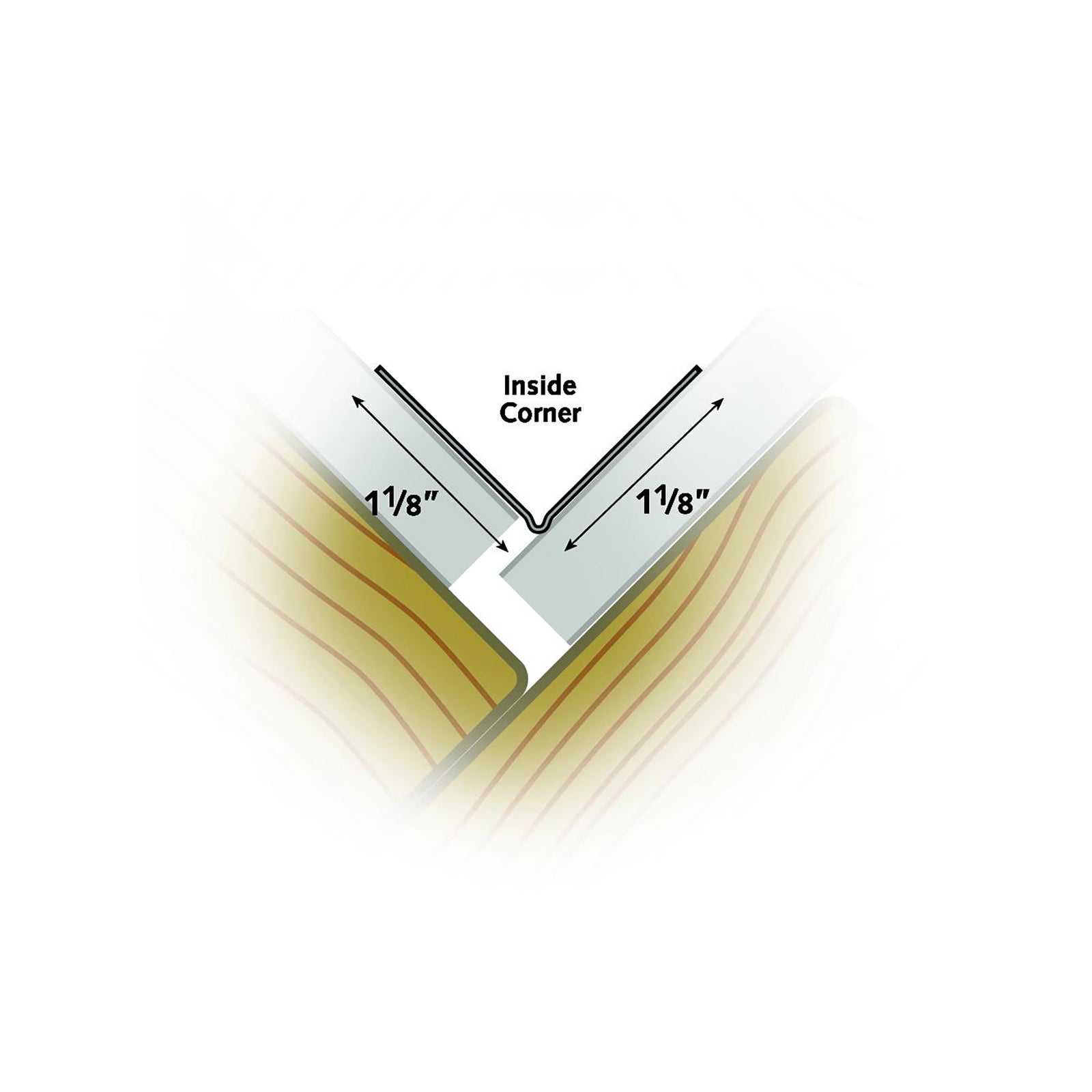 Strait-Flex Uno-Bead Steel Bead on a Roll, PVC, Inside & Outside Drywall Corners