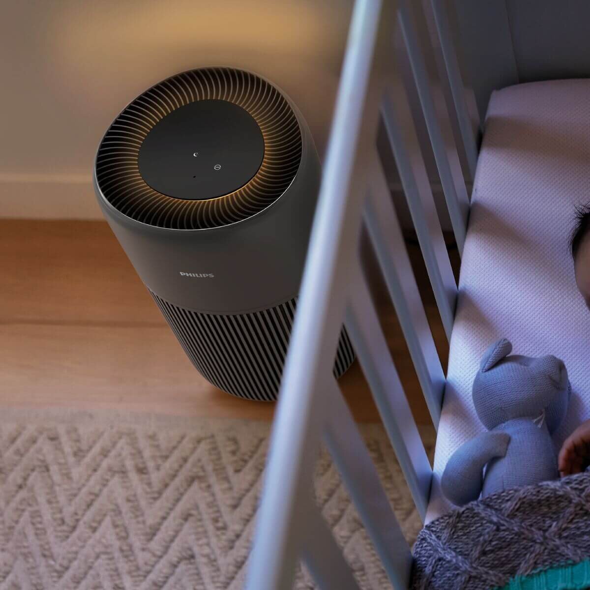 Philips PureProtect 2200 Series Air Purifier - Black, 3-Layer HEPA, Up to 109m² Coverage, Timer - AC2221-13