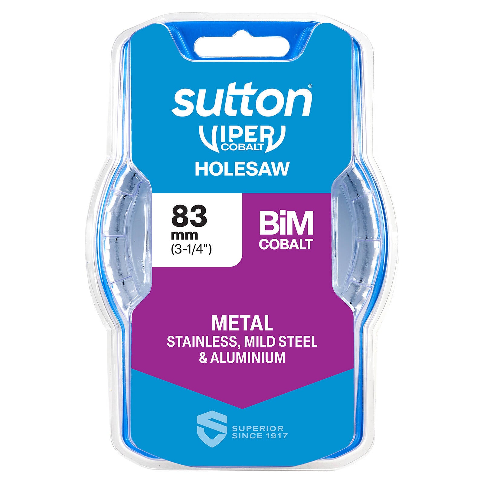 Sutton Tools 83mm Viper Cobalt Bi-Metal Holesaw, 32mm Drilling Depth