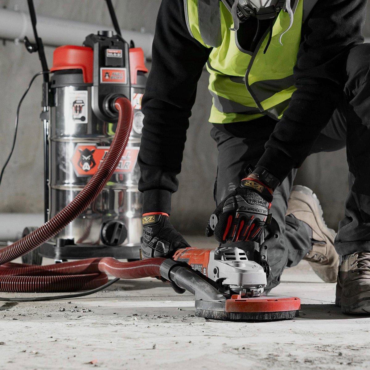 Full Boar 2000W 180mm Concrete Grinder - Diamond Grinding Disc - FBCG-20180 - SuperSaverAU - view 5