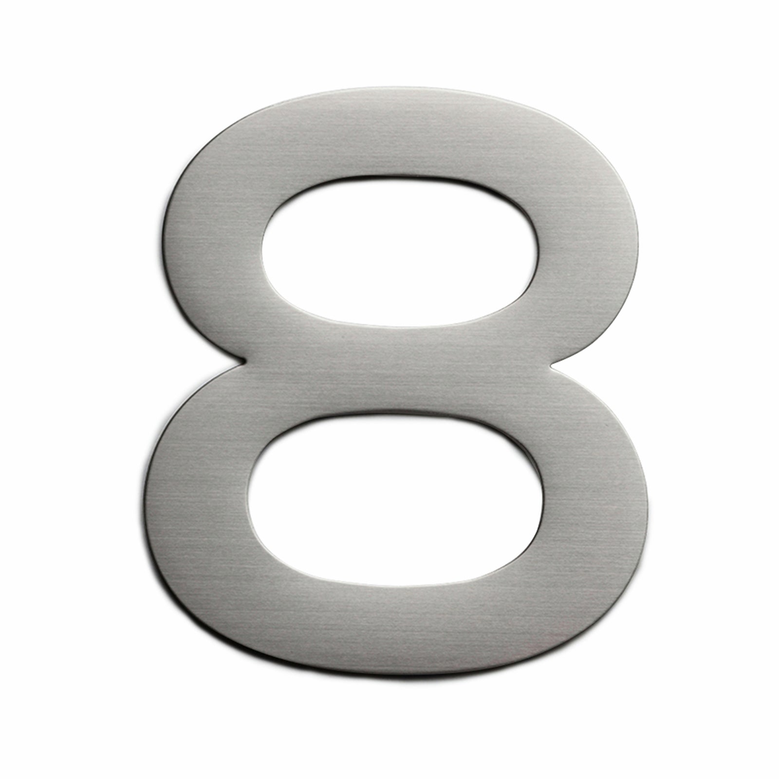 Sandleford 150mm Stainless Steel Plaza House Number 8 - Weather Resistant
