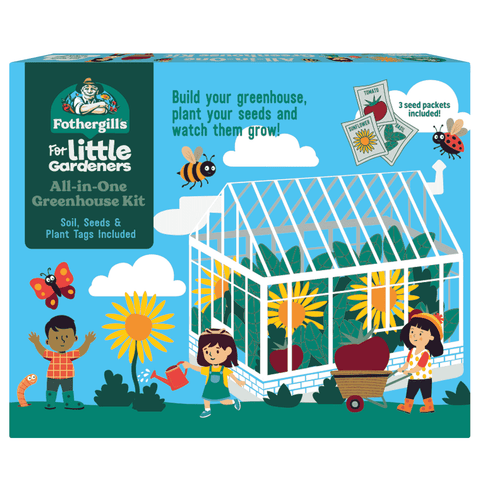Mr Fothergill's Little Gardeners Mini Greenhouse Kit Plastic