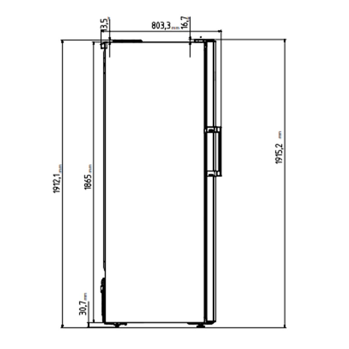 Beko 404L Frost Free Upright Freezer - White, Prosmart Inverter Compressor, Double Twist Ice Maker - BVF404W