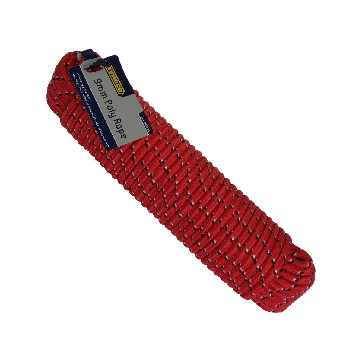 Syneco 9mm x 30m Diamond Braided Polypropylene Rope 300kg