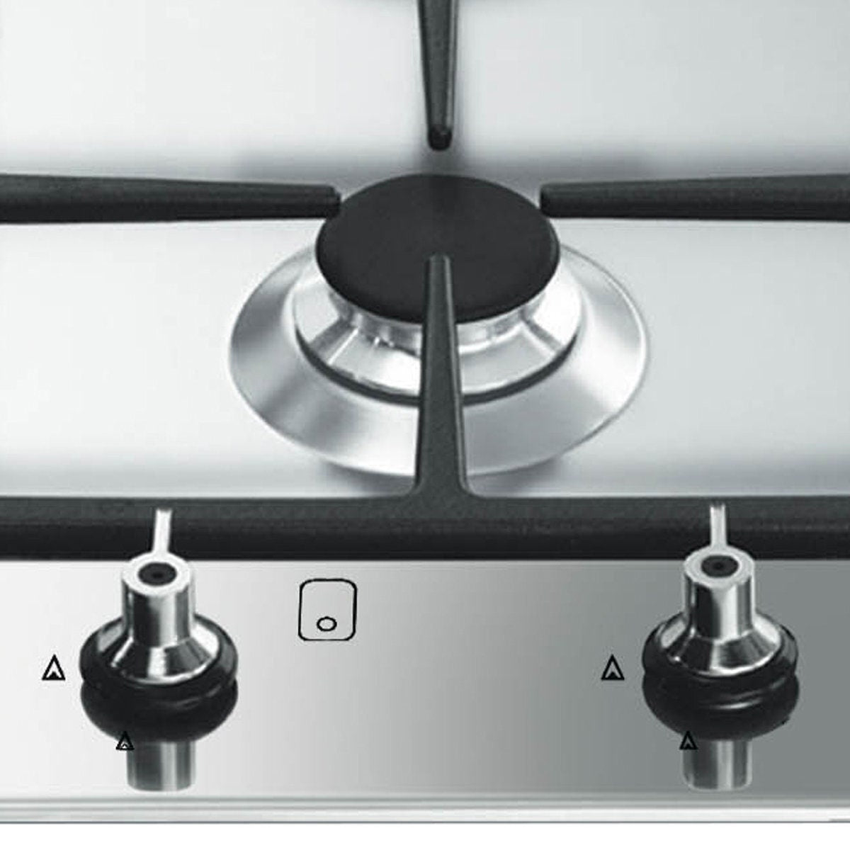 Smeg 30cm 2 Burner Gas Cooktop - Stainless Steel - Ultra Low Profile - Flame Failure System - PGA32G