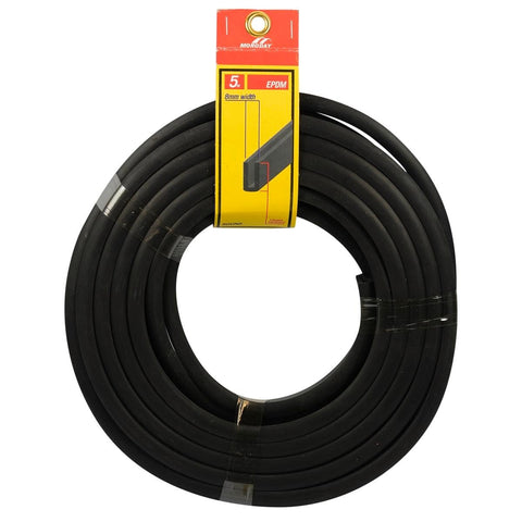 Moroday 8 x 15mm x 5m Black EPDM Round Bottom Rubber Seal