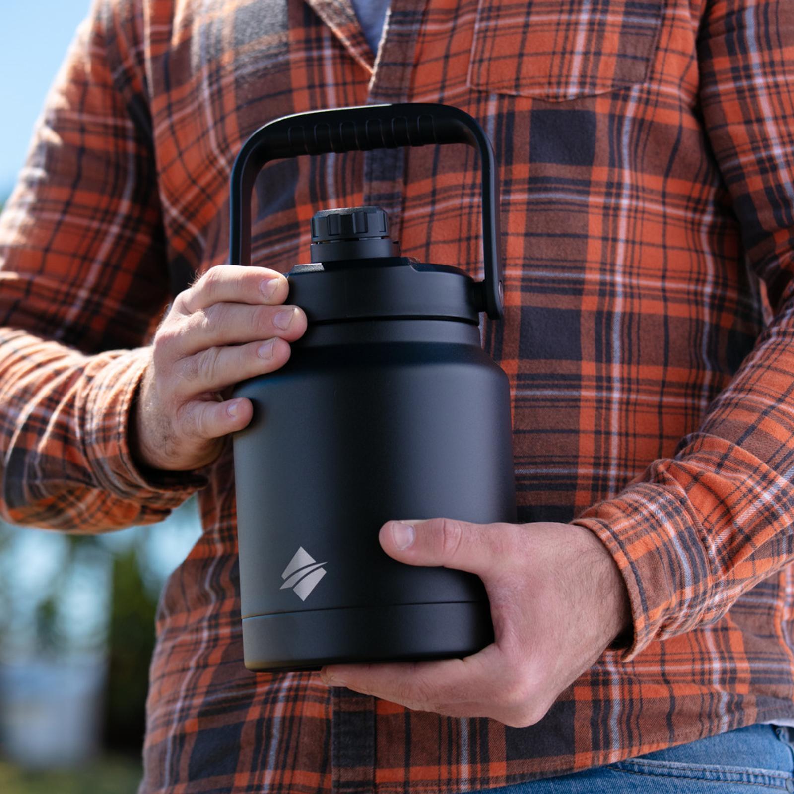 OZtrail 2.5L 18/8 Stainless Steel Insulated Drink Jug Matte Charcoal