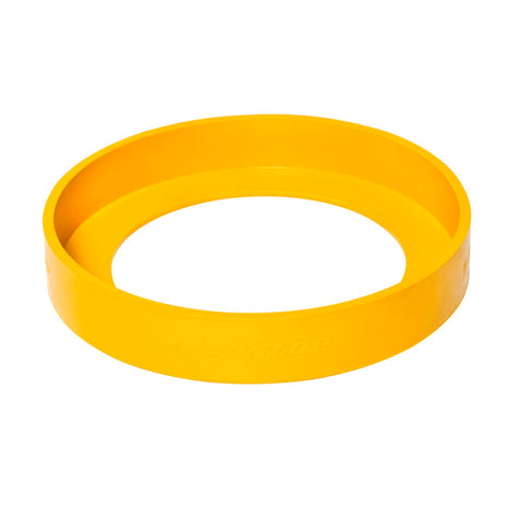 Dunlop 250 x 44mm Non-Slip Bucket Base, Yellow Rubber for 10L Pails