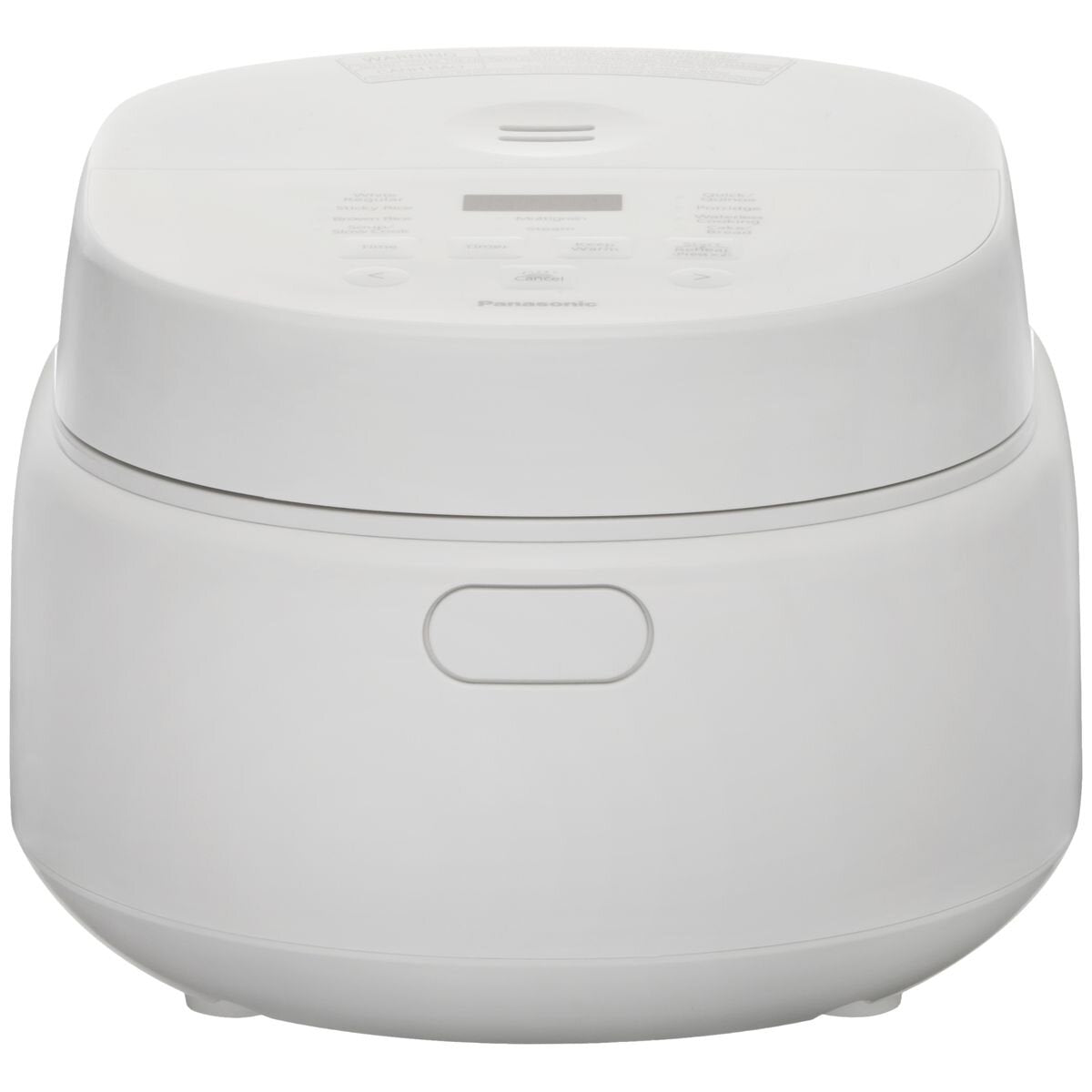 Panasonic Premium 5.5-cup rice cooker - 10 auto menus, Binchotan charcoal-coated pot, white - SR-DL104WST