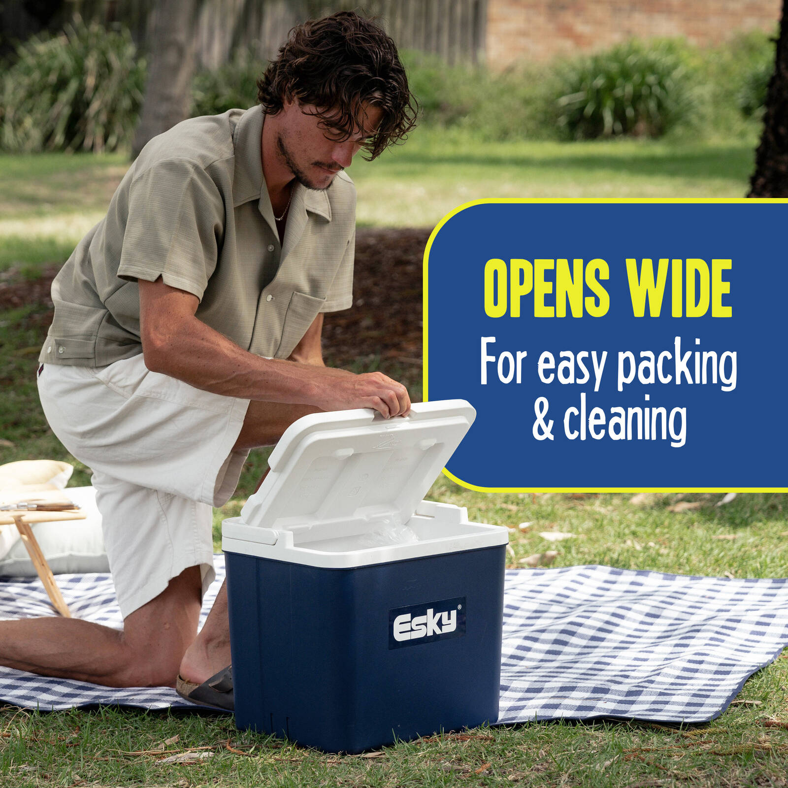 Esky Chilla 26L Hard Cooler Insulated Leak-Resistant Blue