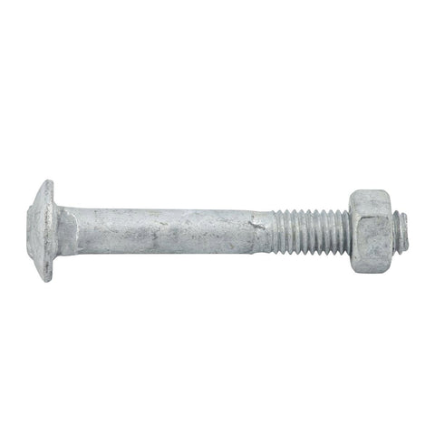 Zenith Cup Head Bolt - M8 x 60mm - Hot Dipped Galvanised - Corrosion Resistant - SuperSaverAU - view 1