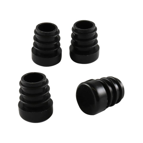 Surface Gard 13mm Black Round Plastic Internal Chair Tip 4 Pack - SuperSaverAU - view 1