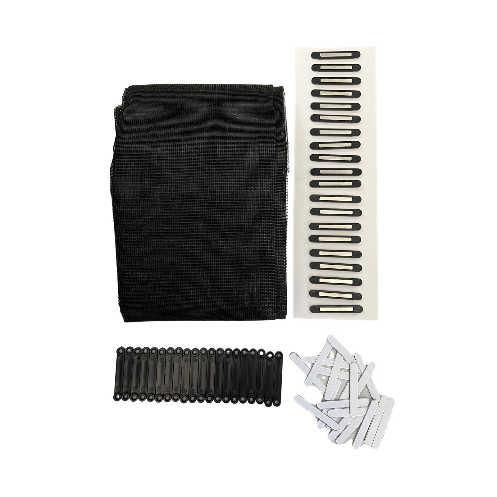 Pillar Products 1.2 x 2m Black Magnetic QuickFit Flyscreen Kit