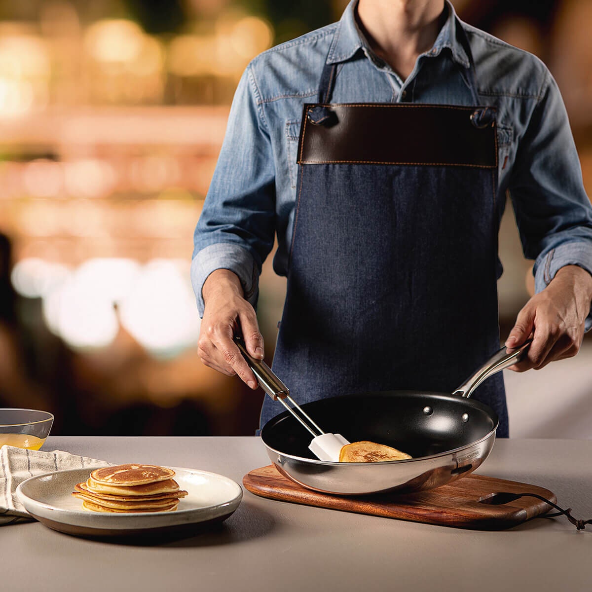 Tramontina Grano 20cm Tri-Ply Clad Non-stick Frying Pan - Starflon Premium - Induction - 62155207
