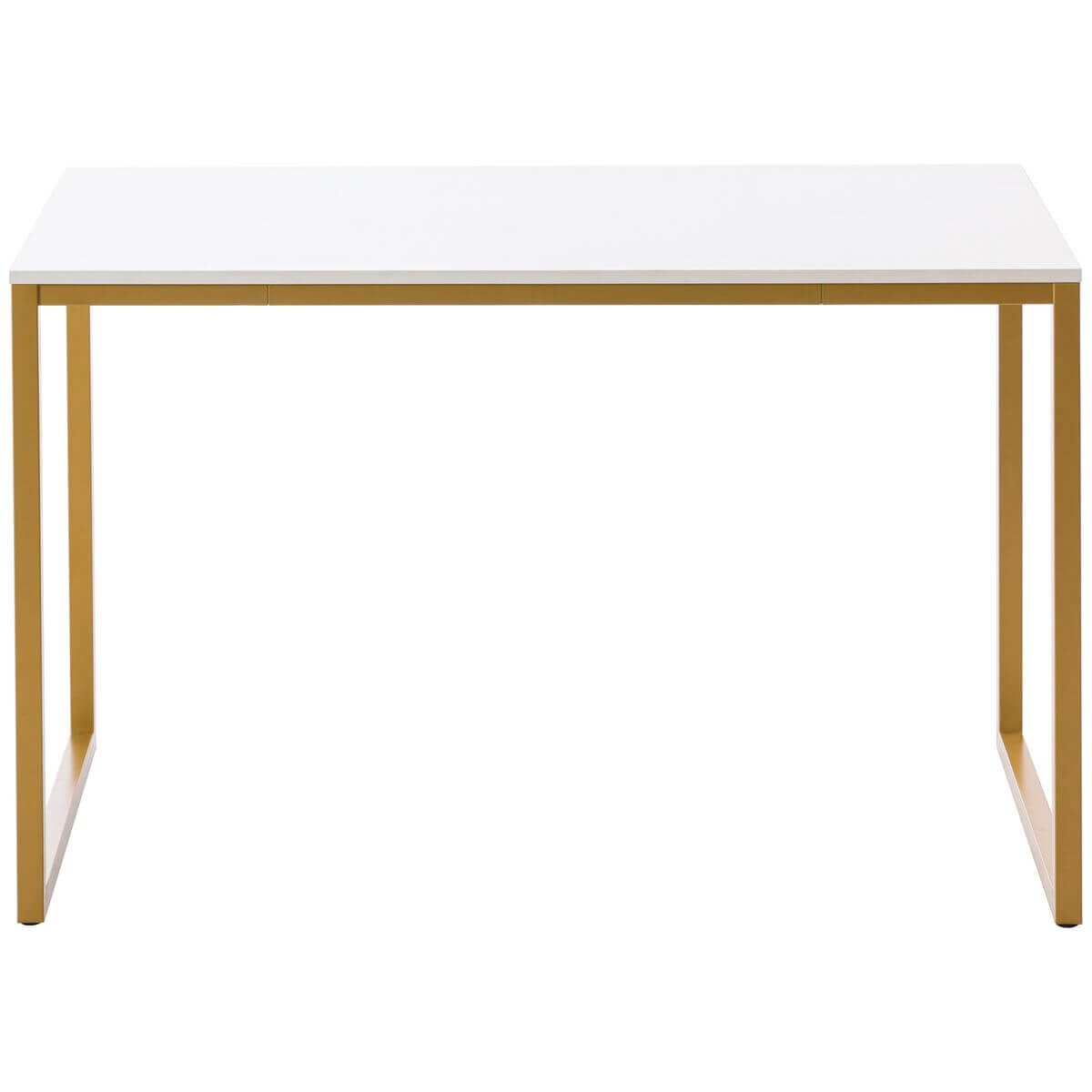 Zinus home office computer desk 140cm - gold frame, minimalist design, stable build - AU-UTDDT1ZC-55G